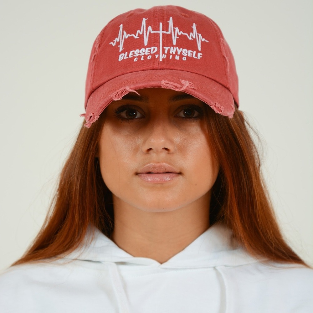 Blessed Thyself Distressed Cap